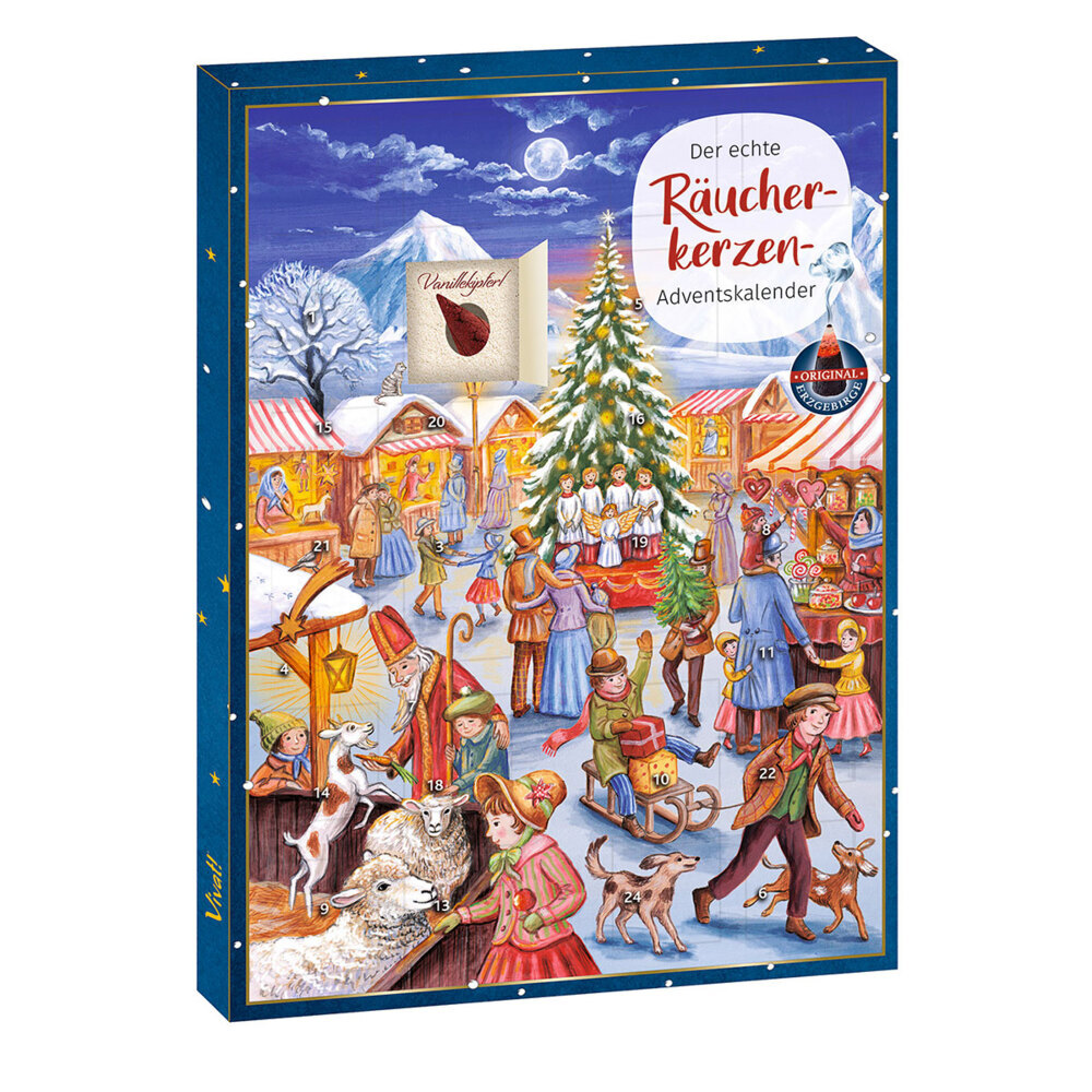 Der echte Räucherkerzen-Adventskalender