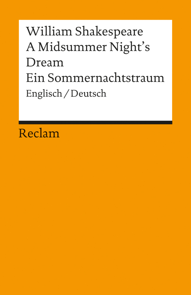 A Midsummer Night's Dream / Ein Sommernachtstraum Englisch/Deutsch