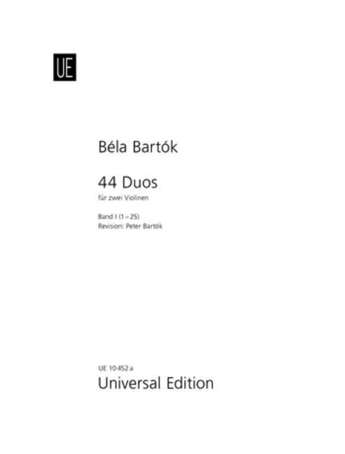 44 Duos, Band 1