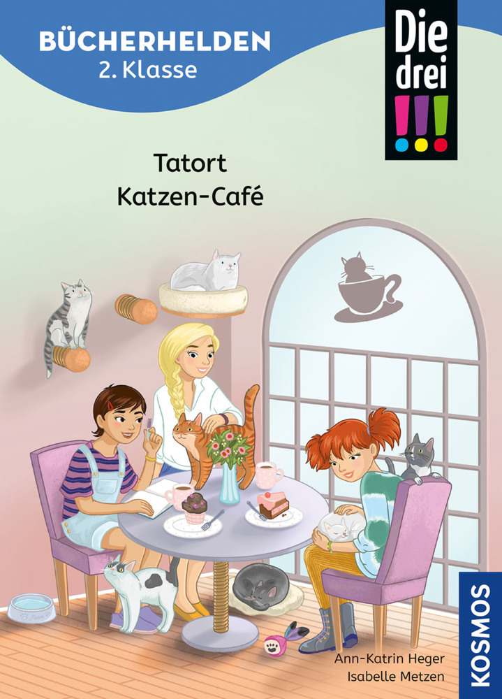 Die drei !!!, Bücherhelden 2 Klasse, Tatort Katzen-Café