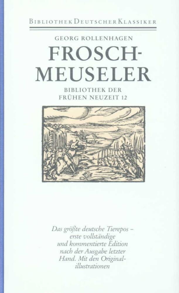 Bibliothek der Frühen Neuzeit, Erste Abteilung, 12 Bde Froschmeuseler
