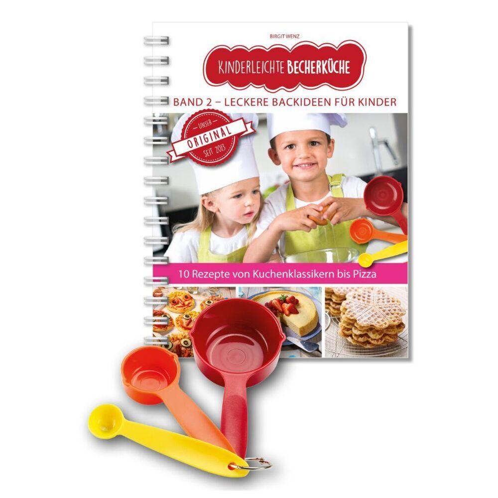 Kinderleichte Becherküche - Leckere Backideen für Kinder (Band 2), m. 1 Buch, m. 3 Beilage, 4 Teile