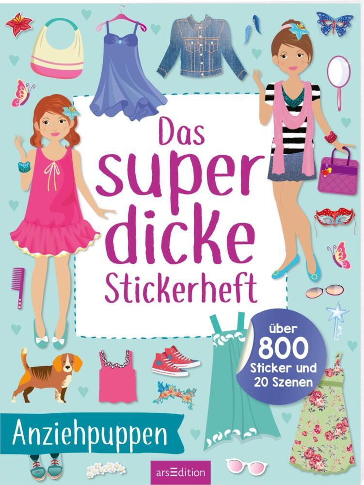 Das superdicke Stickerheft - Anziehpuppen