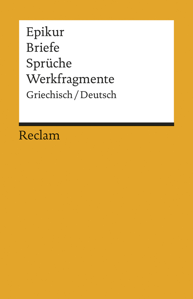 Briefe, Sprüche, Werkfragmente Griech /Dt