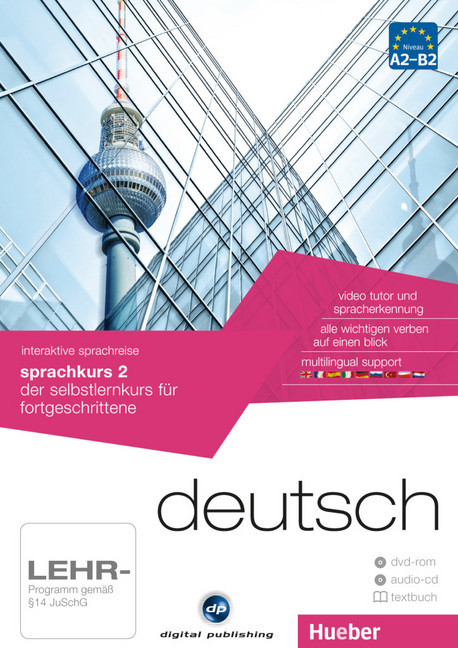 Deutsch - Interaktive Sprachreise. Sprachkurs 2, DVD-ROM m. Audio-CD u. Textbuch. Der Selbstlernkurs für Fortgeschrittene
