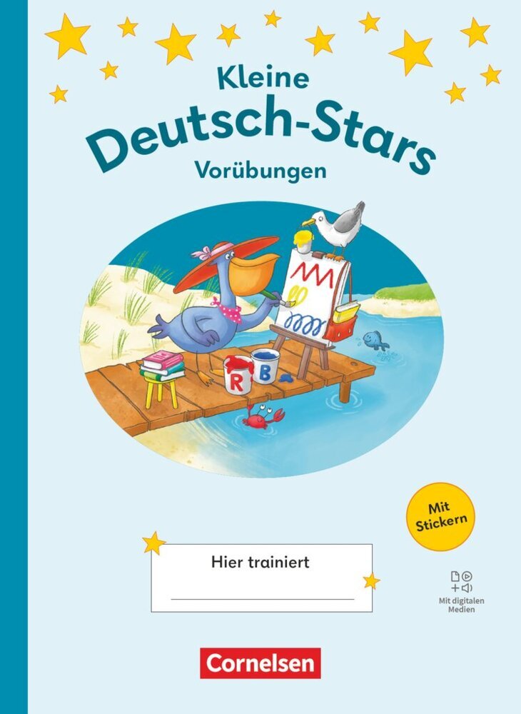 Deutsch-Stars - Lesetraining Ausgabe ab 2025 - 1 Schuljahr Kleine Deutsch-Stars - Übungsheft - Mit Lösungen und digitalen Medien