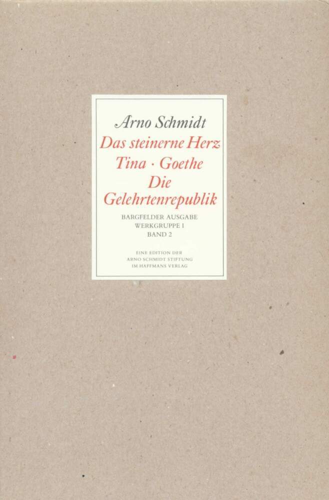 Werke, Bargfelder Ausgabe, Werkgr.1, # 2