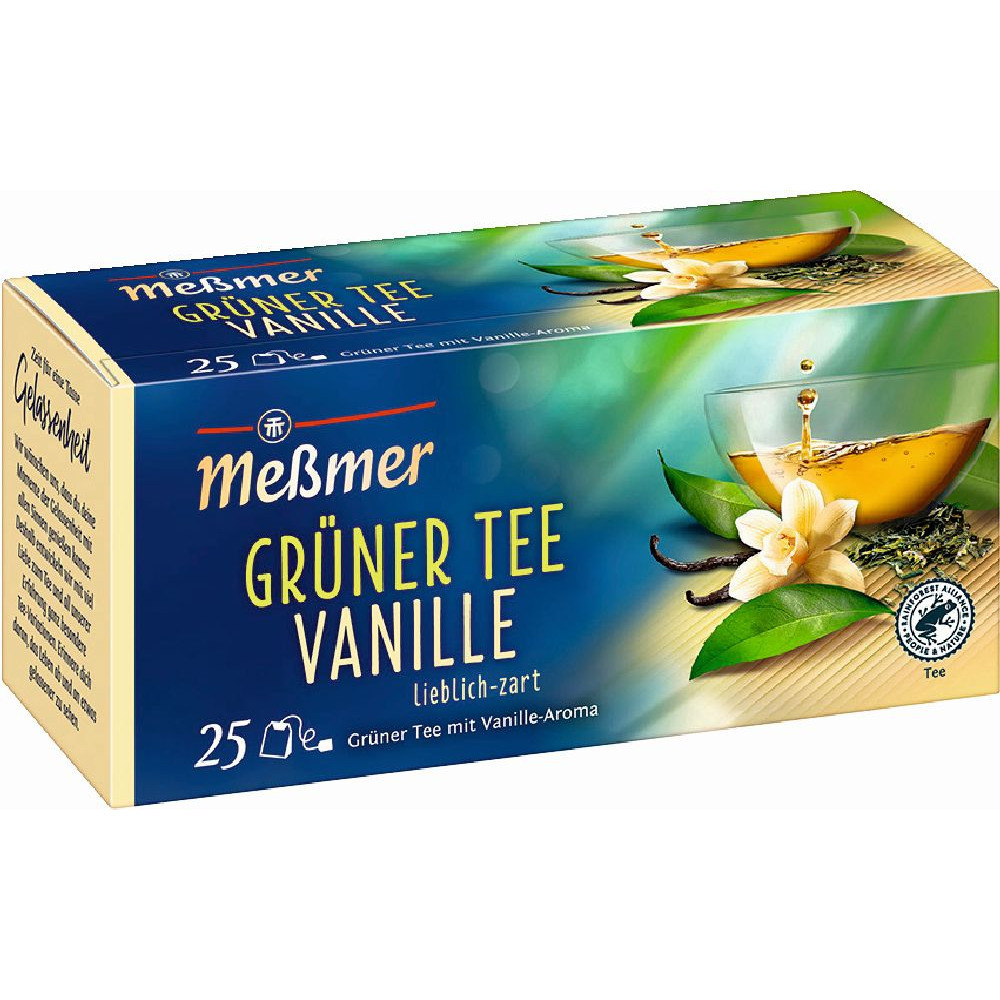 Messmer Grüner Tee Vanille 25er